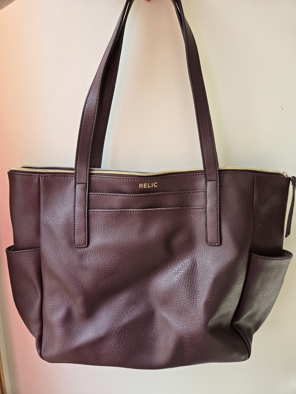 Relic Women's Burgundy Tote Bag - Picture 2 of 5
